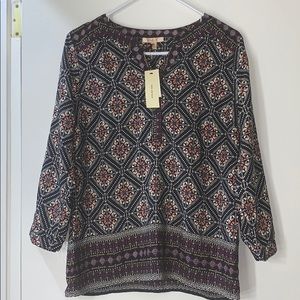 Skies are blue blouse